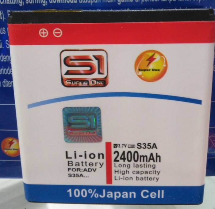 BATERAI S1 DOBEL POWER ADVAN S35A 2400 MAH